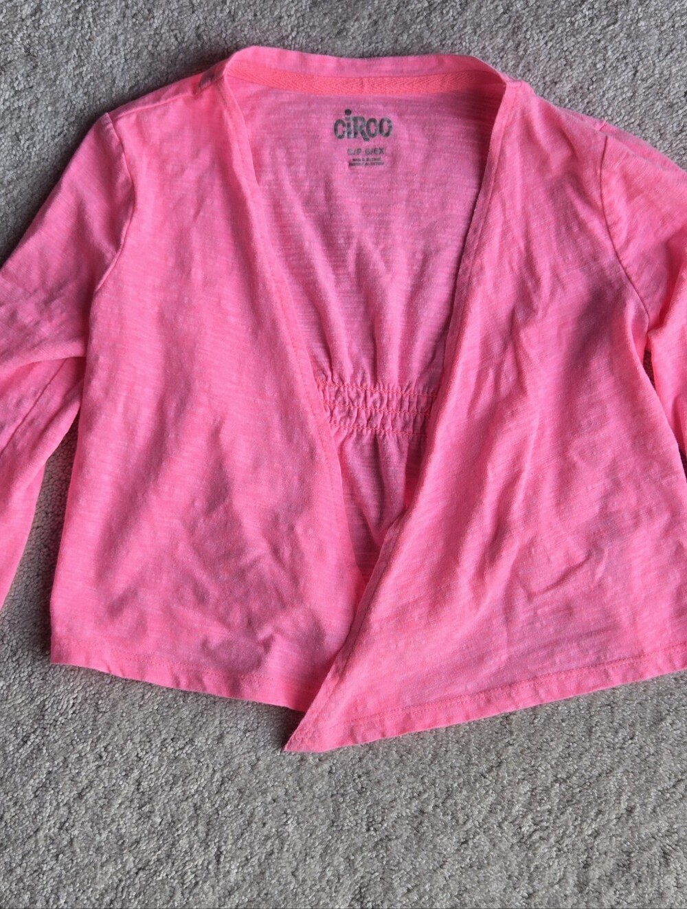 Circo Pink Open-Front Women’s Top
